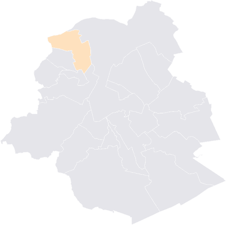 Map of the 19 Brussels municipalities; SECURY3's head office is in Jette